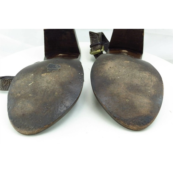 Tremp Sz 40‎ M Brown Strappy Leather Women Sandals 1935 - Picture 7 of 7